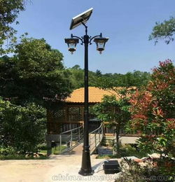 太阳能庭院灯图片,路灯安装说明,江苏户外照明生产厂家